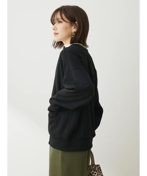 Sugar spoon(シュガースプーン)の「・SUGAR SPOON スウェットカーディガン(カーディガン/ボレロ・レディース・ブルー/プラム/ブラック/グリーン・FREE)」の10枚目の写真