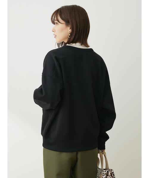 Sugar spoon(シュガースプーン)の「・SUGAR SPOON スウェットカーディガン(カーディガン/ボレロ・レディース・ブルー/プラム/ブラック/グリーン・FREE)」の17枚目の写真