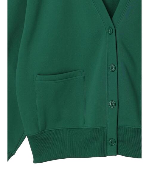 Sugar spoon(シュガースプーン)の「・SUGAR SPOON スウェットカーディガン(カーディガン/ボレロ・レディース・ブルー/プラム/ブラック/グリーン・FREE)」の7枚目の写真