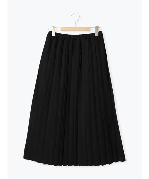 Samansa Mos2（サマンサ モスモス）の「プリーツスカート（スカート・レディース・ブルー/ブラック/カーキ/マスタード/レッド・ﾌﾘ-）」の2枚目の写真