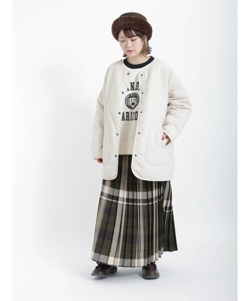 Samansa Mos2（サマンサ モスモス）の「プリーツスカート（スカート・レディース・ブルー/ブラック/カーキ/マスタード/レッド・ﾌﾘ-）」の17枚目の写真