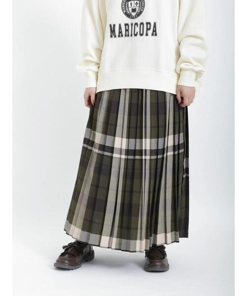 Samansa Mos2（サマンサ モスモス）の「プリーツスカート（スカート・レディース・ブルー/ブラック/カーキ/マスタード/レッド・ﾌﾘ-）」の19枚目の写真