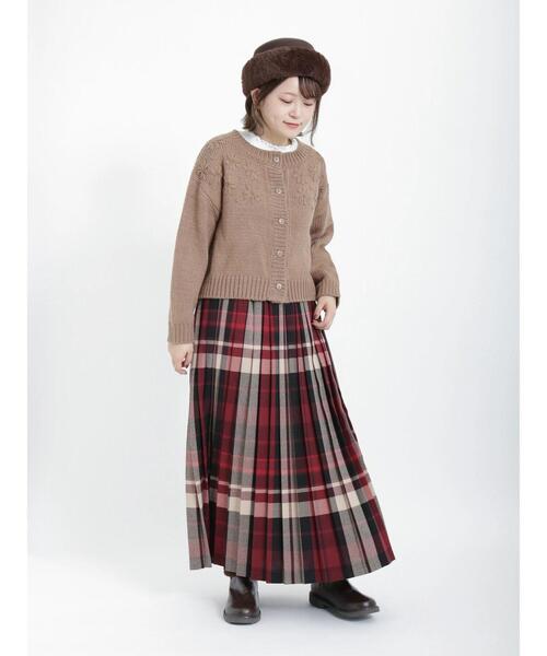 Samansa Mos2（サマンサ モスモス）の「プリーツスカート（スカート・レディース・ブルー/ブラック/カーキ/マスタード/レッド・ﾌﾘ-）」の20枚目の写真