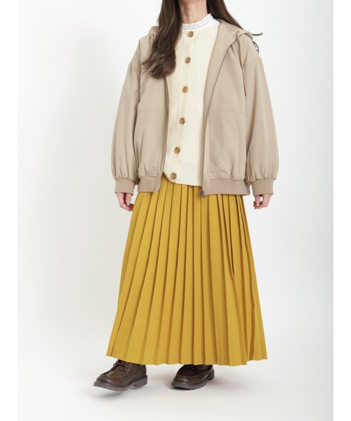 Samansa Mos2（サマンサ モスモス）の「プリーツスカート（スカート・レディース・ブルー/ブラック/カーキ/マスタード/レッド・ﾌﾘ-）」の7枚目の写真