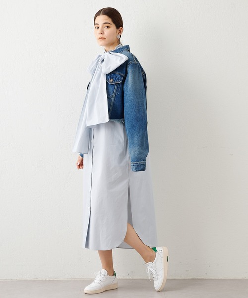 Whim Gazette（ウィムガゼット）の「タイプライターボウタイワンピース