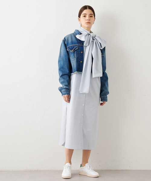 Whim Gazette（ウィムガゼット）の「タイプライターボウタイワンピース