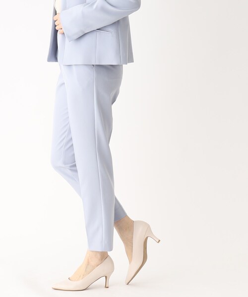 index（インデックス）の「◆セットアップ対応 センタープレステーパードパンツ【多機能】（その他パンツ・レディース・ライトグレー/ネイビー/ライトブルー・40/38/42/36）」の15枚目の写真