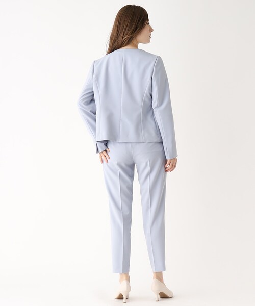 index（インデックス）の「◆セットアップ対応 センタープレステーパードパンツ【多機能】（その他パンツ・レディース・ライトグレー/ネイビー/ライトブルー・40/38/42/36）」の19枚目の写真