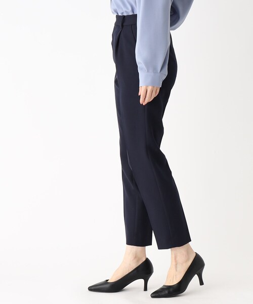 index（インデックス）の「◆セットアップ対応 センタープレステーパードパンツ【多機能】（その他パンツ・レディース・ライトグレー/ネイビー/ライトブルー・40/38/42/36）」の20枚目の写真