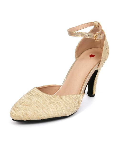 Retica（レティカ）の「[CLOSED] 結婚式パンプス プリーツシワ加工デザインワンカラーパンプス (8.5cmヒール)（パンプス・レディース・ベージュ/ブラック・23.0cm/24.0cm/22.5cm/23.5cm/24.5cm/25.5cm/25.0cm）」の13枚目の写真