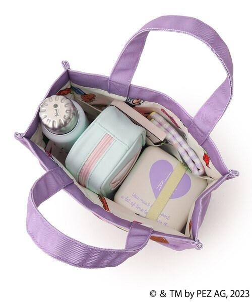 SHOO・LA・RUE（シューラルー）の「◆【PEZ】ミニトート（トートバッグ・レディース・パープル系/ピンク系/ナチュラル/グレー/アイボリー・00）」の16枚目の写真