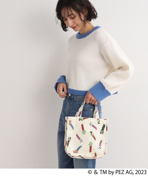 SHOO・LA・RUE（シューラルー）の「◆【PEZ】ミニトート（トートバッグ・レディース・パープル系/ピンク系/ナチュラル/グレー/アイボリー・00）」の22枚目の写真