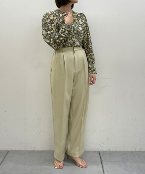 Omekashi（オメカシ）の「【オケージョンにも対応◎】パフショルダーブラウス（シャツ/ブラウス・レディース・イエロー/ブラック/オフホワイト・FREE）」の18枚目の写真