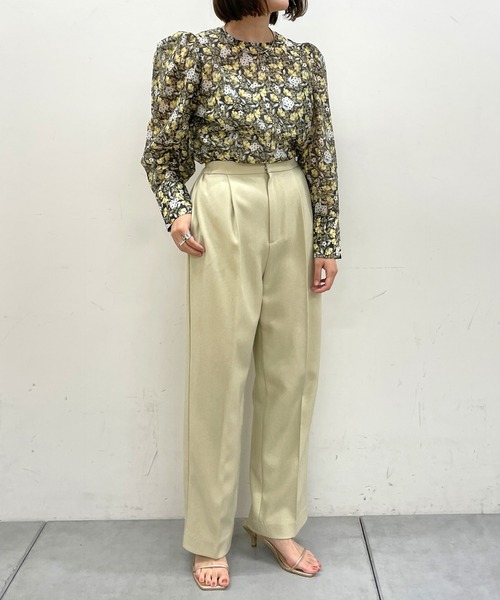 Omekashi（オメカシ）の「【オケージョンにも対応◎】パフショルダーブラウス（シャツ/ブラウス・レディース・イエロー/ブラック/オフホワイト・FREE）」の20枚目の写真