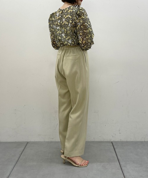 Omekashi（オメカシ）の「【オケージョンにも対応◎】パフショルダーブラウス（シャツ/ブラウス・レディース・イエロー/ブラック/オフホワイト・FREE）」の22枚目の写真