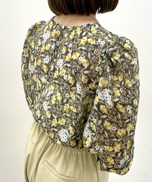 Omekashi（オメカシ）の「【オケージョンにも対応◎】パフショルダーブラウス（シャツ/ブラウス・レディース・イエロー/ブラック/オフホワイト・FREE）」の17枚目の写真