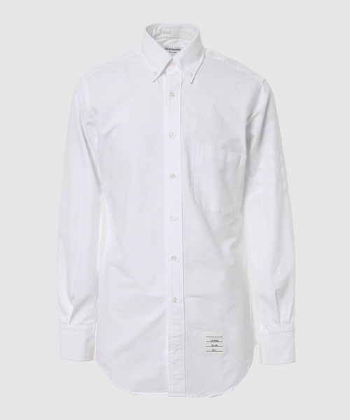 THOM BROWNE（トムブラウン）の「CLASSIC FIT SHIRT W/ SATIN WEAVE 