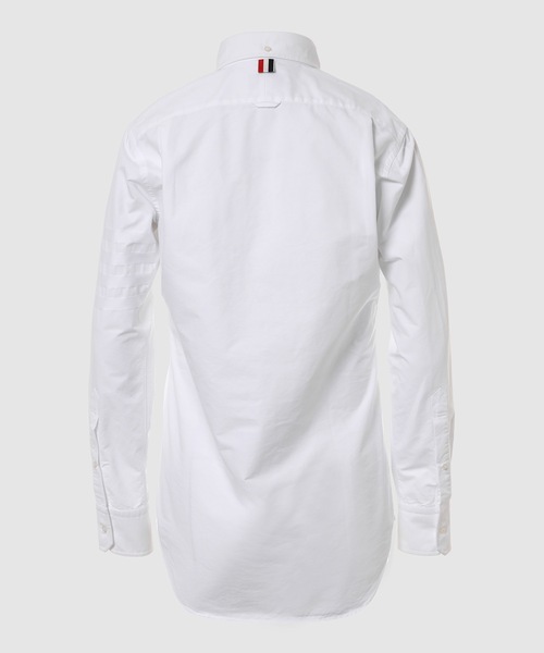 THOM BROWNE（トムブラウン）の「CLASSIC FIT SHIRT W/ SATIN WEAVE 4BAR IN OXFORD（シャツ/ブラウス・メンズ・ホワイト・0/1/2）」の3枚目の写真
