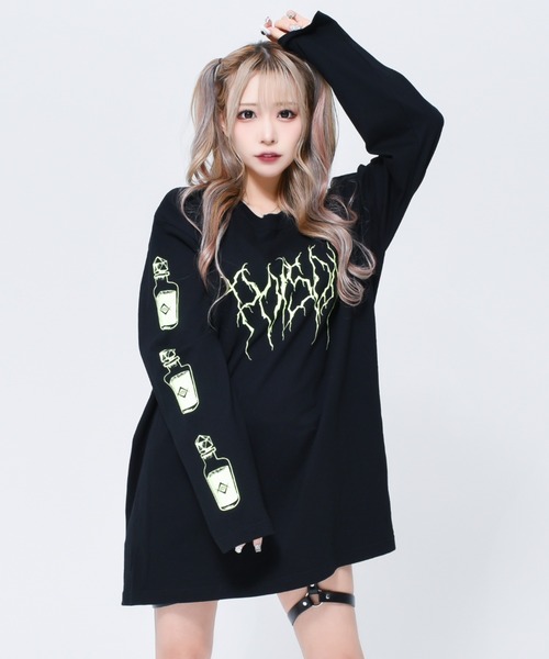 REFLEM（レフレム）の「『REFLEM/レフレム』POISONボトルプリントL/S