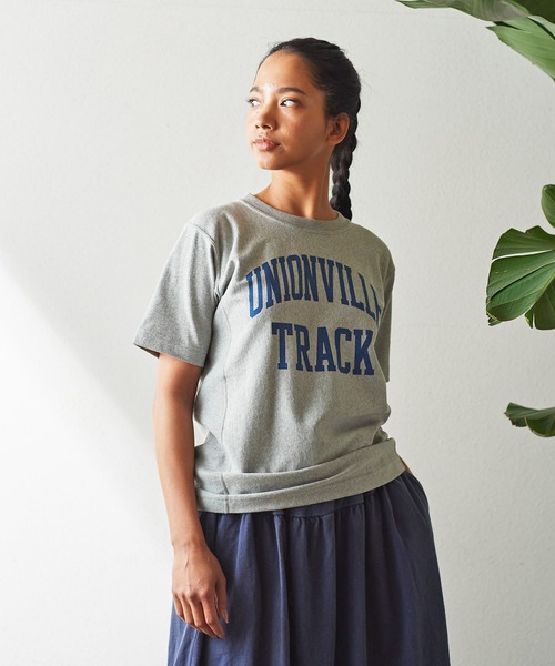 Champion(チャンピオン)の「Champion リバースウィーバー ショートスリーブTシャツ C3-X332(Tシャツ/カットソー・レディース・ホワイト/オートミール/杢グレー・M)」の3枚目の写真