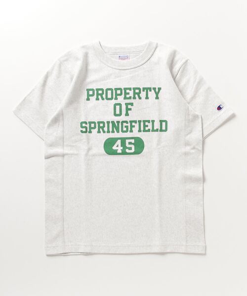 Champion(チャンピオン)の「Champion リバースウィーバー ショートスリーブTシャツ C3-X332(Tシャツ/カットソー・レディース・ホワイト/オートミール/杢グレー・M)」の16枚目の写真