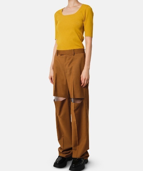 iRENE（アイレネ）の「Monica Square Neck Knit（ニット/セーター