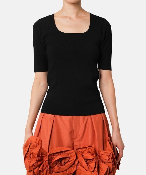 ko_momoアイレネMonica Square Neck Knit iRENE（アイレネ）の「Monica Square Neck Knit（ニット/セーター