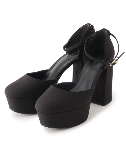 ESPERANZA（エスペランサ）の「【ラク盛り／パンプス】リピーター続出／脚長美脚 アンクルストラップ厚底ヒールパンプス（パンプス・レディース・ブラック/チョコ/ブラック系2/カーキ系2・21.5cm/22.0cm/22.5cm/24.5cm/25.0cm/23.5cm/24.0cm/23.0cm）」の8枚目の写真