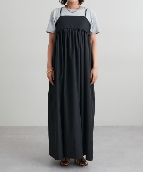 LARUTA(ラルータ)の「【LARUTA】ダブルストラップキャミワンピース(ワンピース・レディース・ブラック/イエロー・MEDIUM/LARGE)」の13枚目の写真