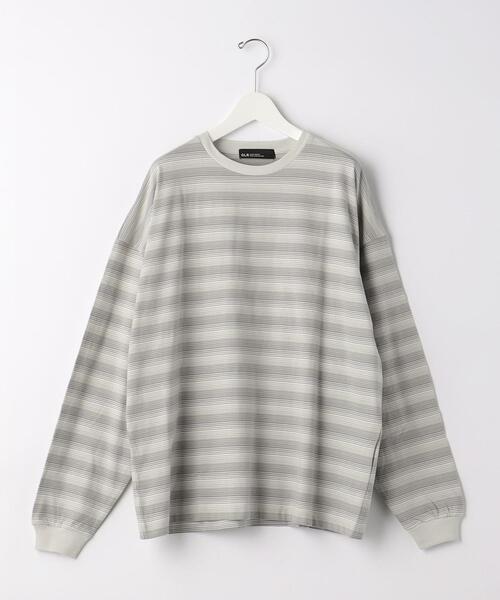 green label relaxing(グリーンレーベルリラクシング)の「オーバー ビッグ Tシャツ(Tシャツ/カットソー・メンズ・ネイビー/ライム/ホワイト/ライトグレー・M/L)」の9枚目の写真