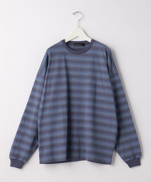 green label relaxing(グリーンレーベルリラクシング)の「オーバー ビッグ Tシャツ(Tシャツ/カットソー・メンズ・ネイビー/ライム/ホワイト/ライトグレー・M/L)」の11枚目の写真