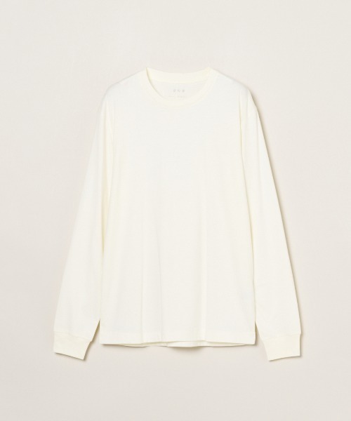 three dots（スリードッツ）の「サンデッドジャージー クルーネック（Tシャツ/カットソー・メンズ・ライトグリーン/ネイビー/ブラック/ホワイト/アイボリー/ライトグレー・SMALL/MEDIUM/LARGE/X-LARGE/M/L）」の5枚目の写真