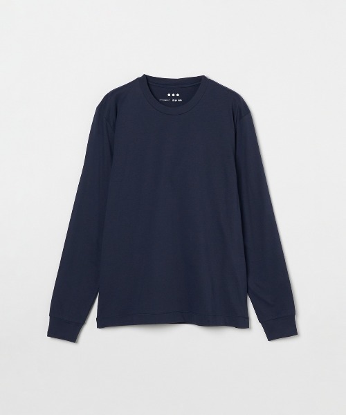 three dots（スリードッツ）の「サンデッドジャージー クルーネック（Tシャツ/カットソー・メンズ・ライトグリーン/ネイビー/ブラック/ホワイト・SMALL/MEDIUM/LARGE/X-LARGE）」の12枚目の写真