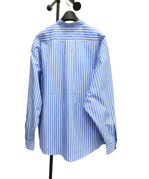 ADMIX/ATELIER SAB MEN（アドミックスアトリエサブメン）の「高密度コットンブロード バンドカラー / ルーズシャツ オーバーサイズ（シャツ/ブラウス・メンズ・ブラック/ホワイト系その他2/ブルー系その他/ホワイト/ブルーグレー/ホワイト系その他・50/48）」の8枚目の写真