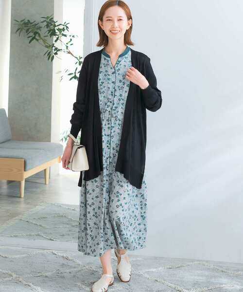 URBAN RESEARCH ROSSO(アーバンリサーチロッソ)の「ドライタッチミドルカーディガン(カーディガン/ボレロ・レディース・グレー系その他/ブラック/カーキ・FREE)」の14枚目の写真