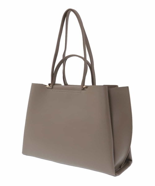 a.v.v(アーヴェヴェ)の「【通勤・通学におすすめ】A4収納/2WAYダブルハンドルトート(トートバッグ・レディース・ライトグレー/ブラック/モカ・38)」の8枚目の写真