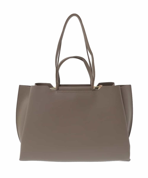 a.v.v(アーヴェヴェ)の「【通勤・通学におすすめ】A4収納/2WAYダブルハンドルトート(トートバッグ・レディース・ライトグレー/ブラック/モカ・38)」の5枚目の写真