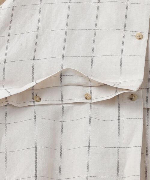 6（ロク）の「＜6(ROKU)＞ASA RAYON SILK CHECK SHIRT/シャツ