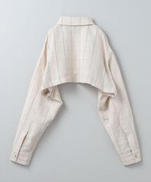 6（ロク）の「＜6(ROKU)＞ASA RAYON SILK CHECK SHIRT/シャツ（シャツ