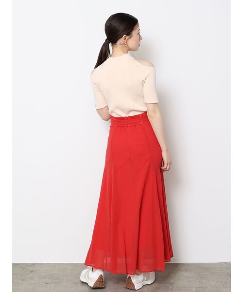 LAGUNAMOON(ラグナムーン)の「コットンシフォンフレアスカート(スカート・レディース・ブラック/ライトグレー/レッド・SMALL/MEDIUM)」の20枚目の写真