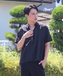 【Bz】【LAnGe】スキッパーシャツ