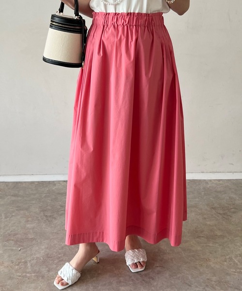 Emma Taylor（エマテイラー）の「撥水防汚サイドタックフレアースカート（スカート・レディース・ホワイト/ライトブルー/ブラック/ライトイエロー/ピンク・FREE）」の10枚目の写真