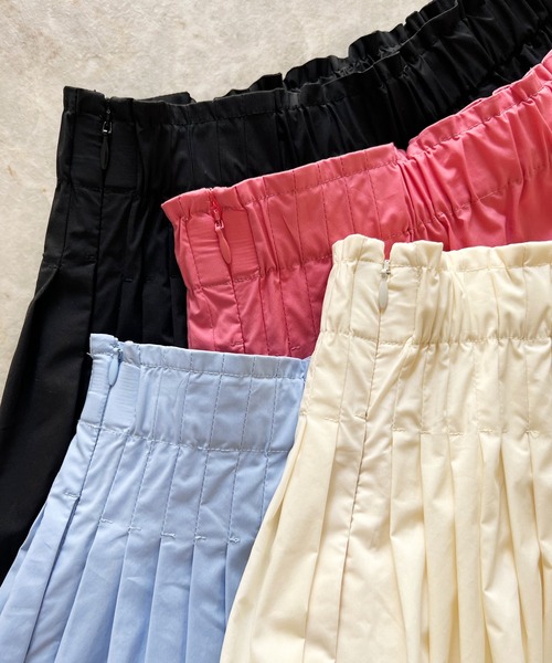 Emma Taylor（エマテイラー）の「撥水防汚サイドタックフレアースカート（スカート・レディース・ホワイト/ライトブルー/ブラック/ライトイエロー/ピンク・FREE）」の13枚目の写真