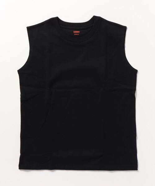 UNIVERSAL OVERALL（ユニバーサルオーバーオール）の「【UNIVERSAL OVERALL】WIDE HEAVY 2P Tank Top（タンクトップ・メンズ・ホワイト/ブラック/グレー・LARGE/MEDIUM/SMALL/X-LARGE）」の6枚目の写真
