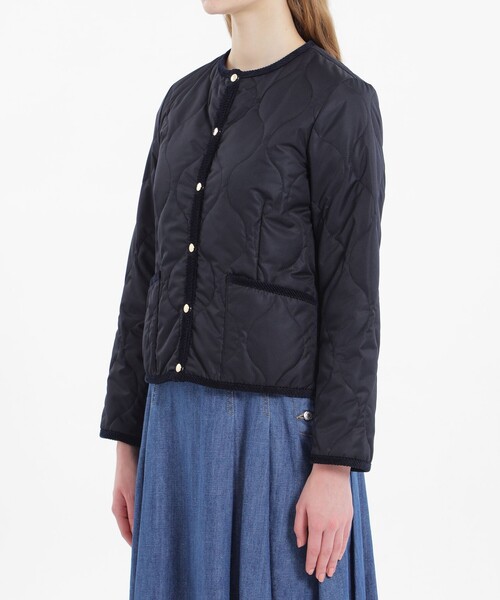 MACKINTOSH PHILOSOPHY(マッキントッシュ フィロソフィー)の「【WEB限定】キルティングショートジャケット(その他アウター・レディース・ダークネイビー・38/36)」の4枚目の写真