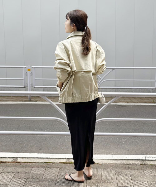 Oriens JOURNAL STANDARD（オリエンス ジャーナルスタンダード）の「ツイルジップブルゾン（ブルゾン・レディース・ネイビー/ホワイト・FREE）」の3枚目の写真