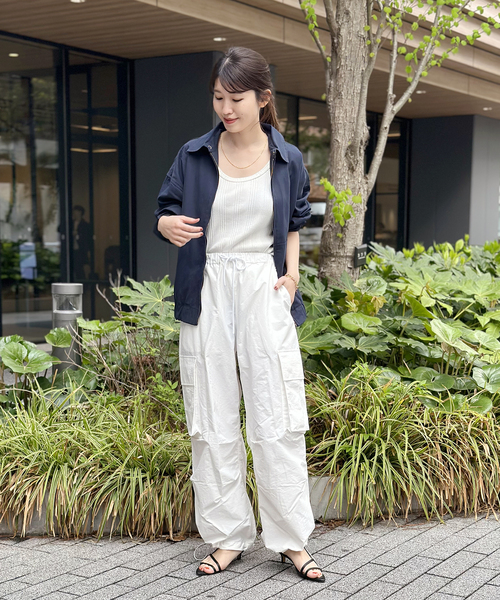 Oriens JOURNAL STANDARD（オリエンス ジャーナルスタンダード）の「ツイルジップブルゾン（ブルゾン・レディース・ネイビー/ホワイト・FREE）」の14枚目の写真