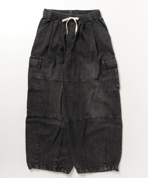 ARULE(アルール)の「『ARULE/アルール』ワイドデニムパンツ【Y】【CN】(デニムパンツ・メンズ・ブラック/インディゴブルー・XL)」の7枚目の写真