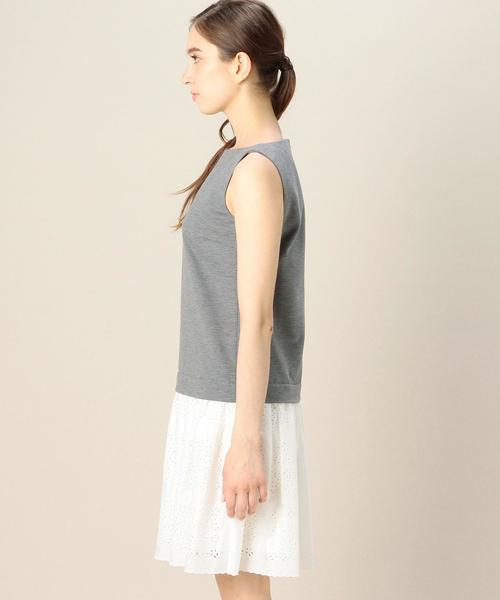 BEAUTY&YOUTH UNITED ARROWS（ビューティーアンドユースユナイテッドアローズ）の「BY カットレースコンビワンピース◆（ワンピース・レディース・ホワイト/ネイビー・フリー）」の5枚目の写真