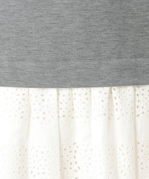 BEAUTY&YOUTH UNITED ARROWS（ビューティーアンドユースユナイテッドアローズ）の「BY カットレースコンビワンピース◆（ワンピース・レディース・ホワイト/ネイビー・フリー）」の10枚目の写真